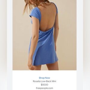 FP Free People Beach/ NWT cap Sleeve Mini dress Sz Med ($50 MSRP)